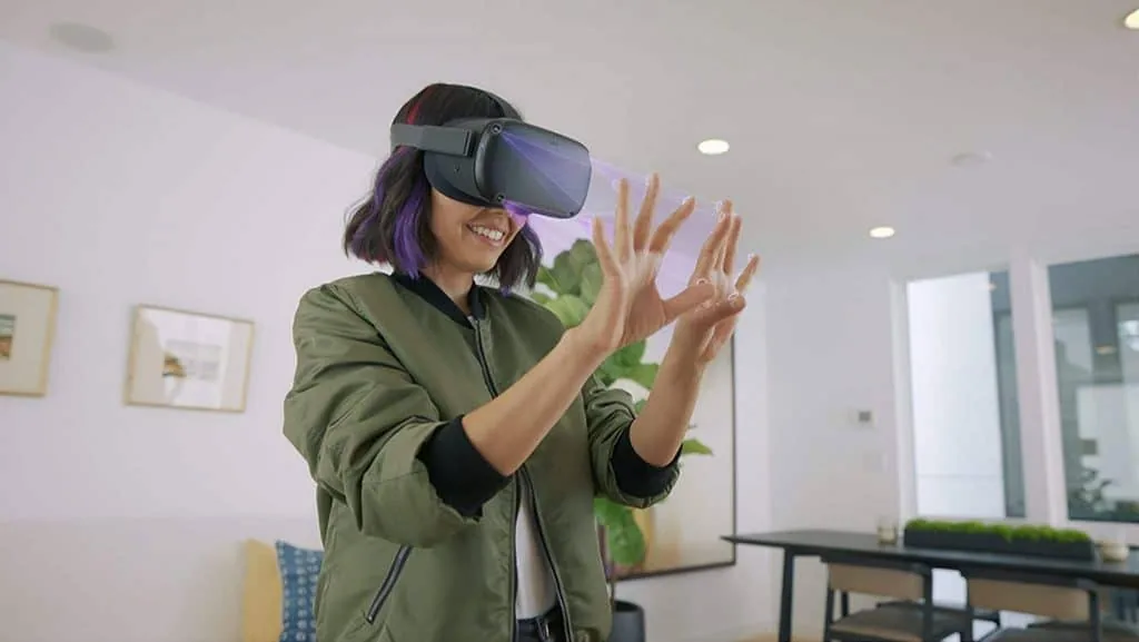 actie foto van een groep die een virtual reality game speelt